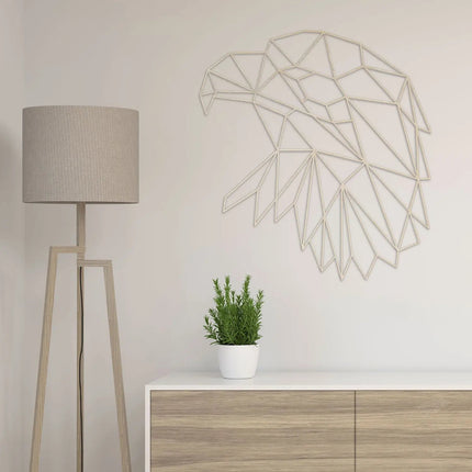 SEO. Origami Adlerkopf aus Holz - Kupfer Linkreich
