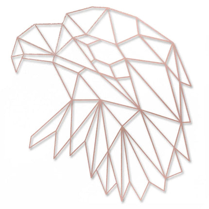 SEO. Origami Adlerkopf aus Holz - Kupfer Linkreich