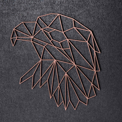 SEO. Origami Adlerkopf aus Holz - Schwarz Linkreich