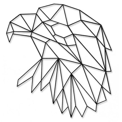 SEO. Origami Adlerkopf aus Holz - Schwarz Linkreich
