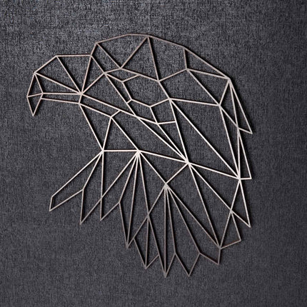 SEO. Origami Adlerkopf aus Holz - Schwarz Linkreich