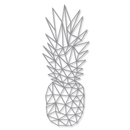SEO. Origami Ananas aus Holz - Grau Linkreich