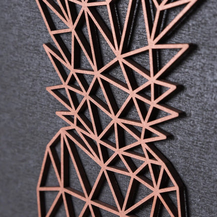 SEO. Origami Ananas aus Holz - Kupfer Linkreich
