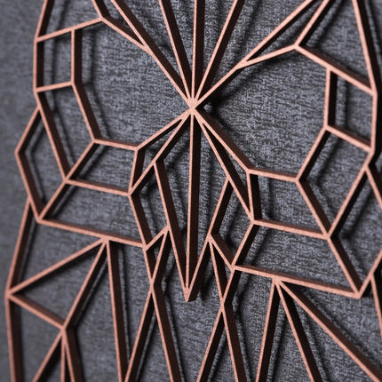 SEO. Origami Eule aus Holz - Kupfer Linkreich