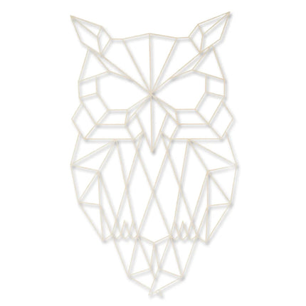 SEO. Origami Eule aus Holz - Grau Linkreich