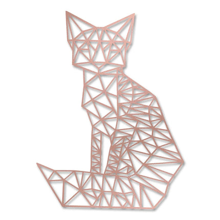 SEO. Origami Fuchs aus Holz - Schwarz Linkreich