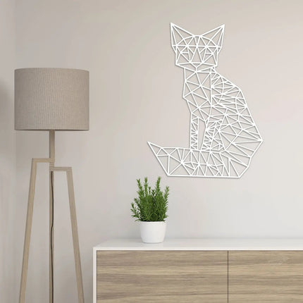 SEO. Origami Fuchs aus Holz - Schwarz Linkreich