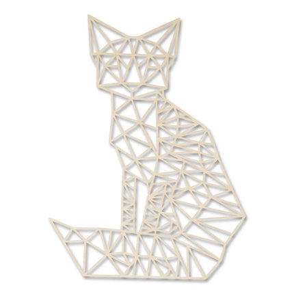 SEO. Origami Fuchs aus Holz - Schwarz Linkreich