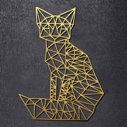 SEO. Origami Fuchs aus Holz - Schwarz Linkreich
