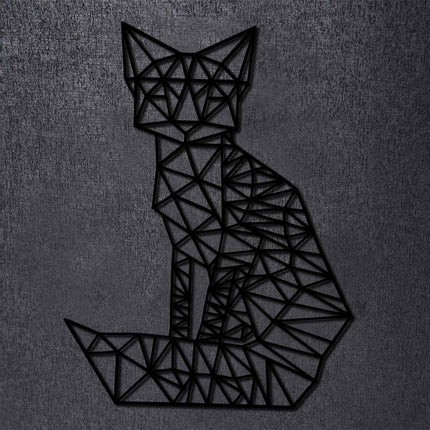 SEO. Origami Fuchs aus Holz - Schwarz Linkreich