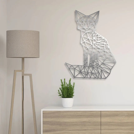 SEO. Origami Fuchs aus Holz - Schwarz Linkreich