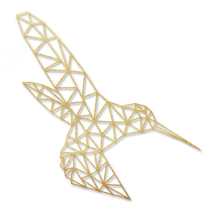 SEO. Origami Kolibri aus Holz - Gold Linkreich