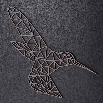 SEO. Origami Kolibri aus Holz - Kupfer Linkreich