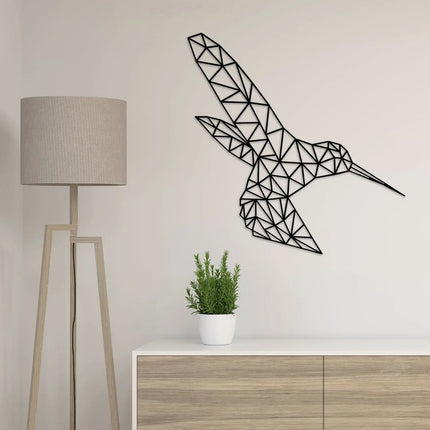 SEO. Origami Kolibri aus Holz - Kupfer Linkreich