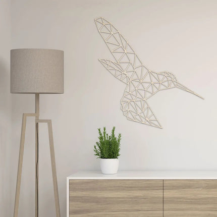 SEO. Origami Kolibri aus Holz - Kupfer Linkreich