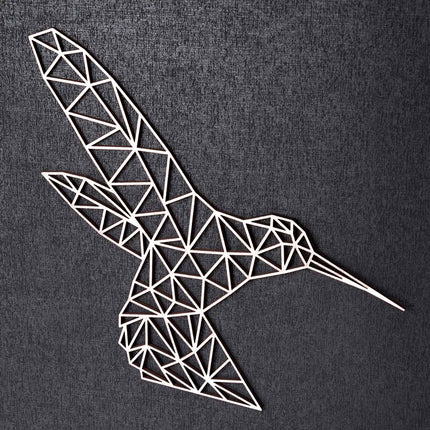 SEO. Origami Kolibri aus Holz - Kupfer Linkreich