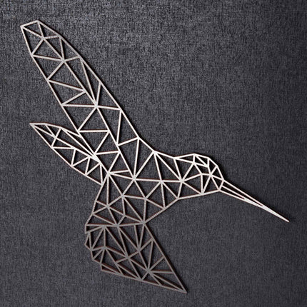 SEO. Origami Kolibri aus Holz - Kupfer Linkreich