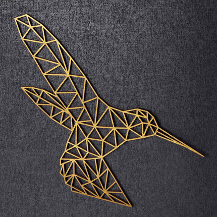 SEO. Origami Kolibri aus Holz - Kupfer Linkreich
