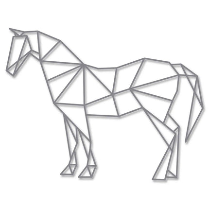 SEO. Origami Pferd aus Holz - Gold Linkreich