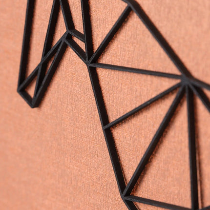 SEO. Origami Pferd aus Holz - Kupfer Linkreich