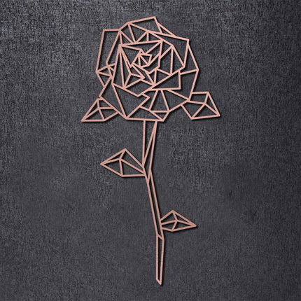 SEO. Origami Rose aus Holz - Kupfer Linkreich