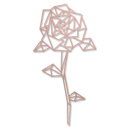 SEO. Origami Rose aus Holz - Schwarz Linkreich