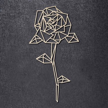 SEO. Origami Rose aus Holz - Neutral Linkreich