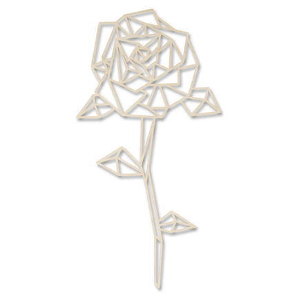 SEO. Origami Rose aus Holz - Schwarz Linkreich
