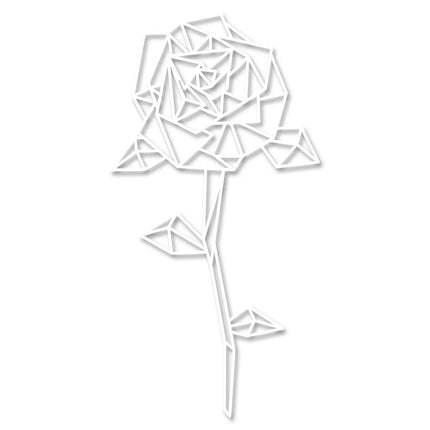 SEO. Origami Rose aus Holz - Schwarz Linkreich