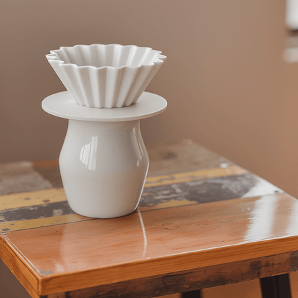 Origami Holder Grain White