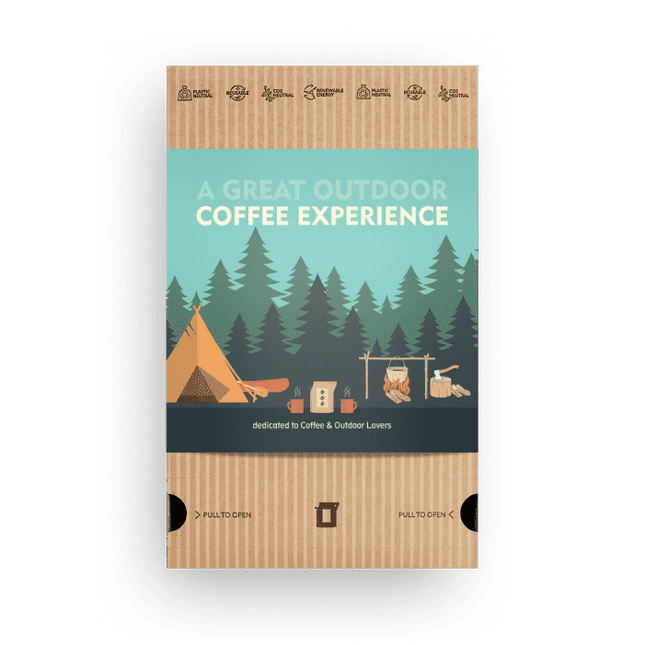 Outdoor Specialty Coffee Gift Box – Kaffee Geschenkset für Camping & Wandern