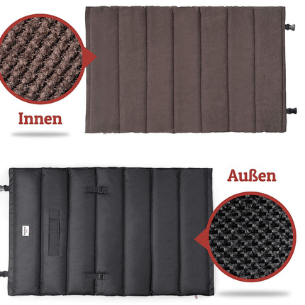 SEO. Outdoormatte SKOLAN - grau Linkreich