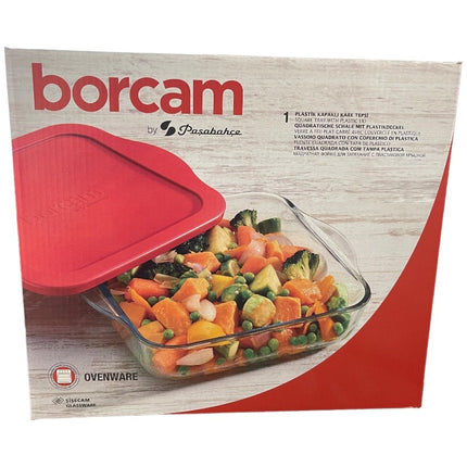Pasabahce 59034 Borcam Quadratische Schale