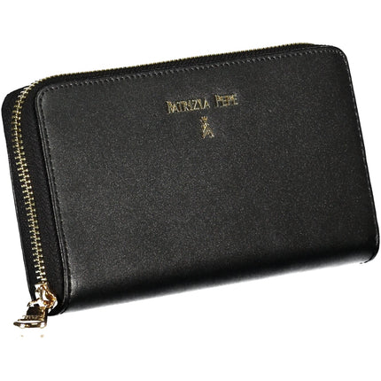 PATRIZIA PEPE Damenbrieftasche Schwarz – Elegante Geldbörse aus 100% Leder