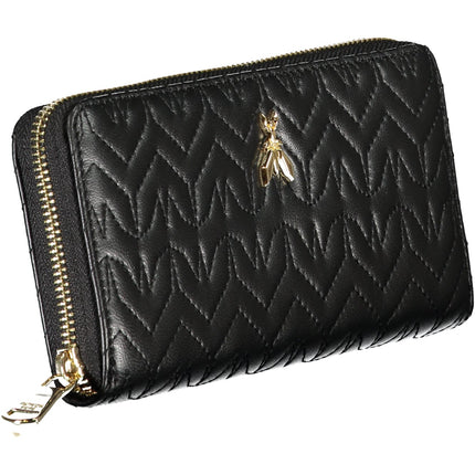 PATRIZIA PEPE Damenbrieftasche Schwarz – Elegante Geldbörse mit 6 Fächern | soulluna.de