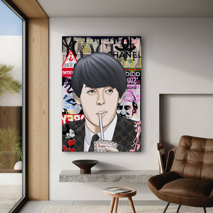 Paul McCartney - Leinwandbild Pop Art (Canvas) kaufen bei Linkreich – Jetzt entdecken!