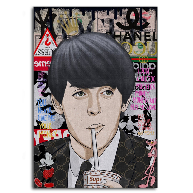 Paul McCartney - Leinwandbild Pop Art (Canvas) kaufen bei Linkreich – Jetzt entdecken!