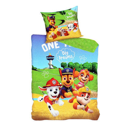 SEO. Paw Patrol Bettwäsche 135 x 200 cm - weiche Baumwolle - Kissen und Decke - Linkreich