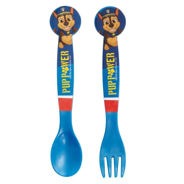 SEO. Paw Patrol Kinder Plastik Besteck Set - 2 Teile - Linkreich