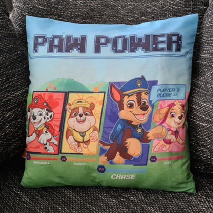 SEO. Paw Patrol Kissenbezug: Helfer auf vier Pfoten - 40cm x 40cm - Linkreich