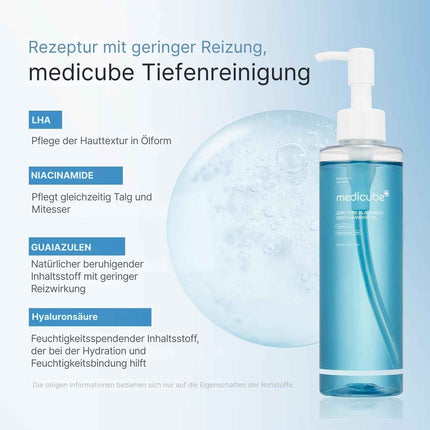 Medicube Zero Pore Blackhead Deep Cleansing Oil 205ml