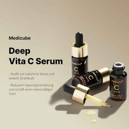 Medicube Deep Vita C Ampoule 2.0 Serum Set - 3x 10 g