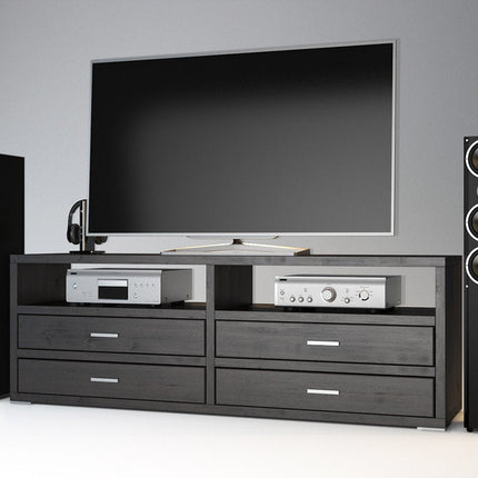 SEO. PEDENZA TV - Sideboard/Longboard Massivholz Kommode - Wenge Linkreich