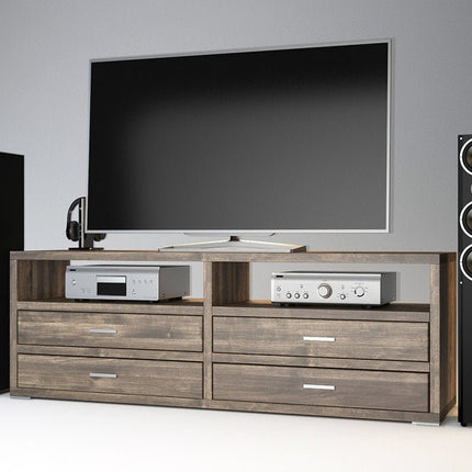 SEO. PEDENZA TV - Sideboard/Longboard Massivholz Kommode - Light - Wenge Linkreich