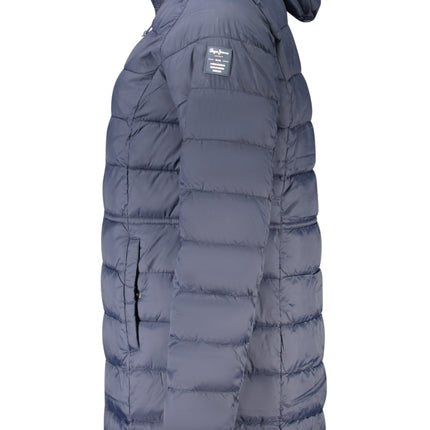 Pepe Jeans Jacke Damen – Blaue Kapuzenjacke für Herbst/Winter | soulluna.de