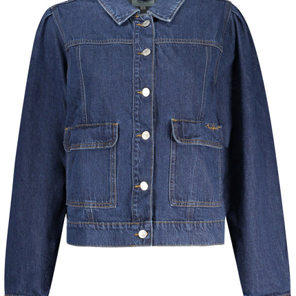 Pepe Jeans Damen Jeansjacke – Blaue Denim-Jacke mit Stickerei | soulluna.de