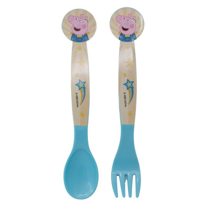SEO. Peppa Pig Plastik Besteck Set - 2 Teile - Linkreich
