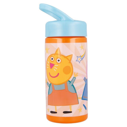 SEO. Peppa Pig Plastik Flasche 410 ml Trinkflasche Sportflasche - Linkreich