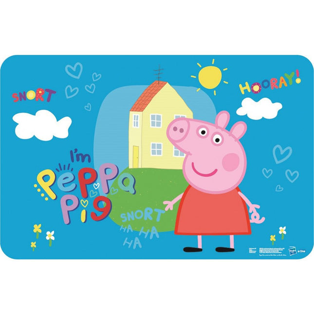 SEO. Peppa Pig Platzdeckchen Tischunterlage 43cm x 28cm - Linkreich