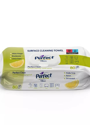 Perfect Clean Oberflächen-Reinigungstücher – gründliche Reinigung für den gesamten Haushalt - Zitrone Linkreich